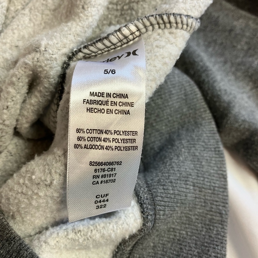 Hurley Gray Hoodie - Picture 4 of 5